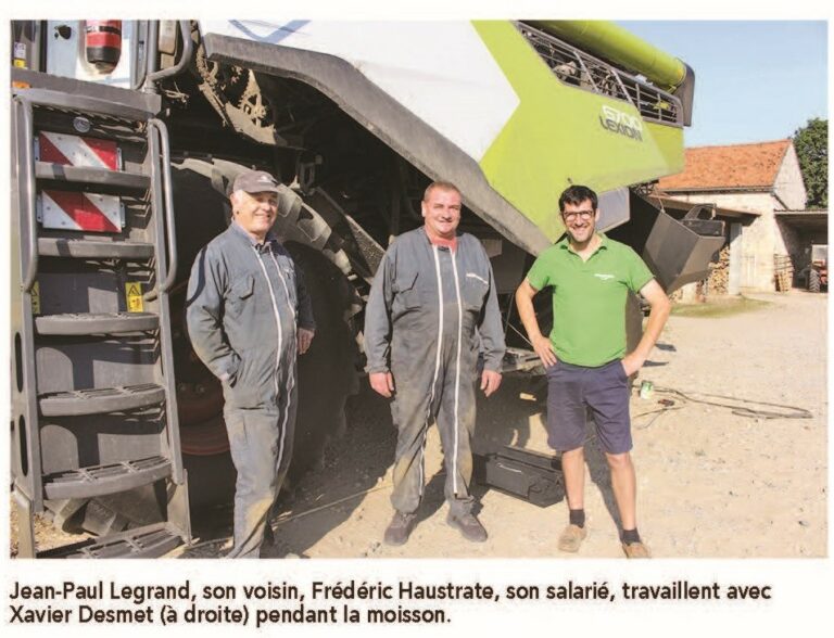 Début de moisson dans le Valois